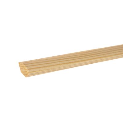 Ćwierćwałek wypukły sosna naturalna DR07 14 x 14 mm x 90 cm