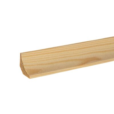 Ćwierćwałek wklęsły sosna naturalna DR09 18 x 18 mm x 210 cm