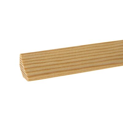 Ćwierćwałek wklęsły sosna naturalna DR09 16 x 18 mm x 210 cm