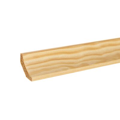 Ćwierćwałek wklęsły sosna naturalna DR09 18 x 22 mm x 210 cm