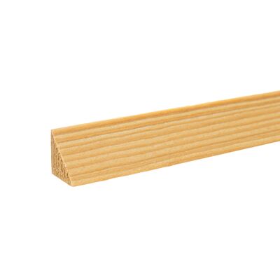 Listwa trójkątna sosna naturalna DR12 18 x 18 mm x 210 cm