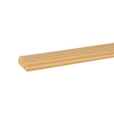 Półwałek sosna naturalna DR06 10 x 20 mm x 210 cm