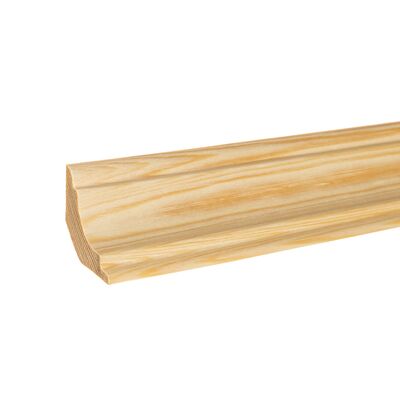 Listwa przypodłogowa wklęsła ozdobna sosna DR18 30 x 30 mm x 210 cm