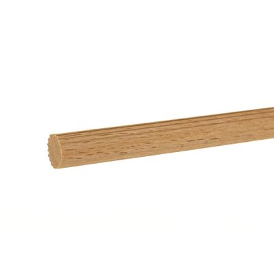 Wałek karbowany buk masywny DR05 8 mm x 100 cm