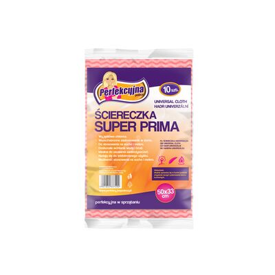 Ściereczka super prima PRAKTYCZNA - 10 sztuk