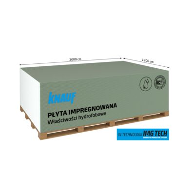 Płyta impregnowana HA13 HRAK 12,5 1200 x 2000 mm Knauf