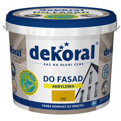 Farba DO FASAD Piaskowy 5 l Dekoral
