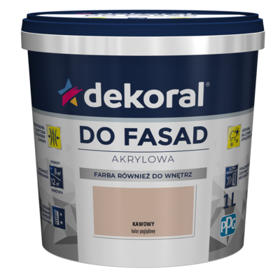 Farba DO FASAD Kawowy 1 l Dekoral