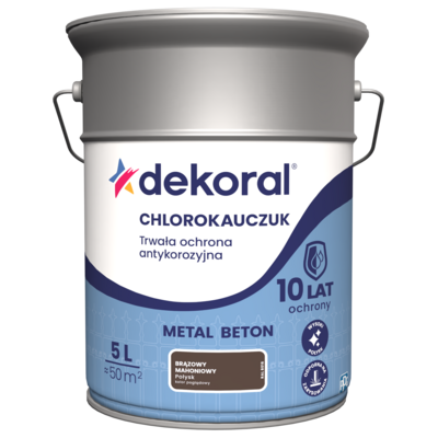 Emalia Chlorokauczuk strong brązowy mahoniowy RAL 8016