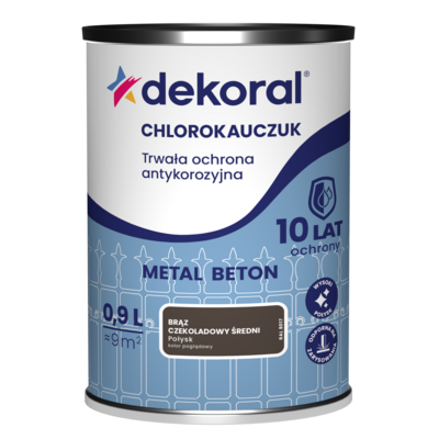 Emalia Chlorokauczuk strong brąz czekoladowy średni RAL 8017