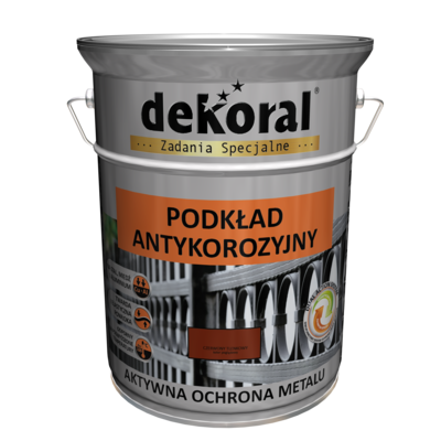 Podkład antykorozyjny czerwony tlenkowy 5 l