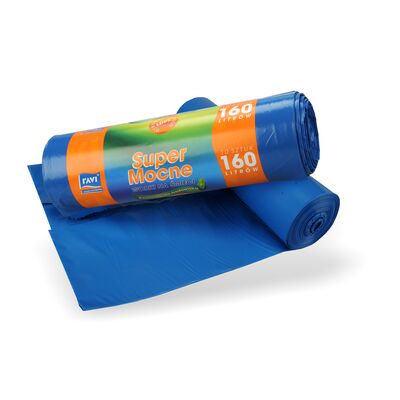 Worki na śmieci 160 l 100 x 130 cm 10 szt. LDPE