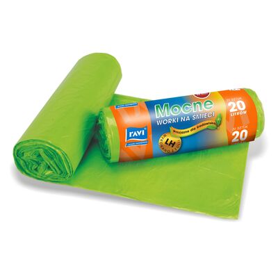 Worek na śmieci 20 l 45 x 50 cm - 20 sztuk LH Ravi