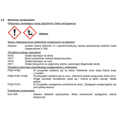 Klej Poxipol 16g/14ml przezroczysty