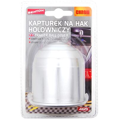 Kapturek na hak holowniczy chrom