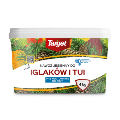 Nawóz jesienny granulowany do iglaków 4 kg Target