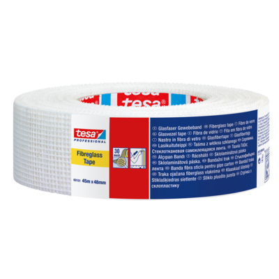 Taśma maskująca Professional do łączenia płyt kartonowo-gipsowych 45 m x 48 mm przezroczysta tesa®