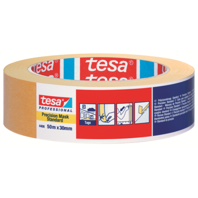 Taśma malarska Profesjonalna Precyzyjna pomarańczowa 50 m x 30 mm tesa