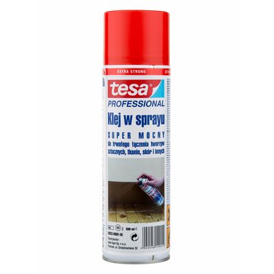 Klej w spray'u 500 ml, bardzo mocny, tesa