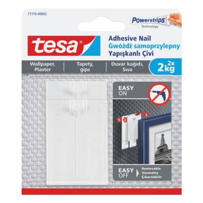 Gwóźdź samoprzylepny do tapet 2 kg, tesa