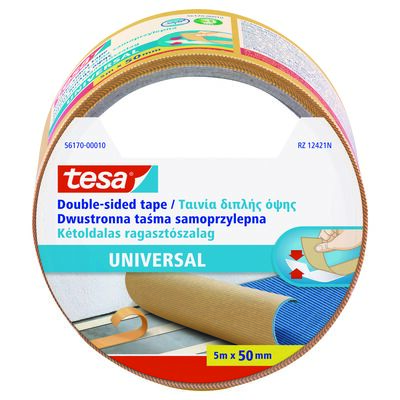 Taśma dwustronna do wykładzin STANDARD 5 m x 50 mm Tesa