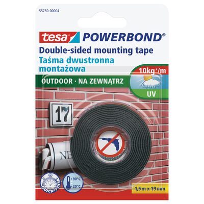 Taśma montażowa POWERBOND na zewnątrz 1,5 m x 19 mm tesa
