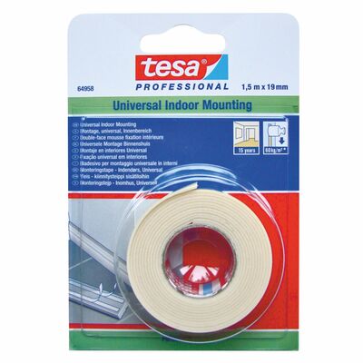 Taśma montażowa piankowa UNIVERSAL 1,5 m x 19 mm tesa