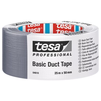 Taśma naprawcza Basic srebrna 50 m x 50 mm tesa