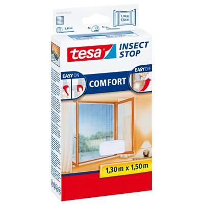 Moskitiera okienna COMFORT biała 1,3 x 1,5 m tesa