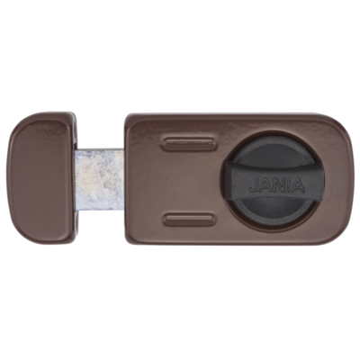 Zamek nawierzchniowy JANIA 50-60 mm z wkładką RIM XL brąz
