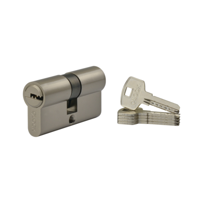 Wkładka QLOCK PLUS 30 x 30 niklowana nawiercana 5 kluczy