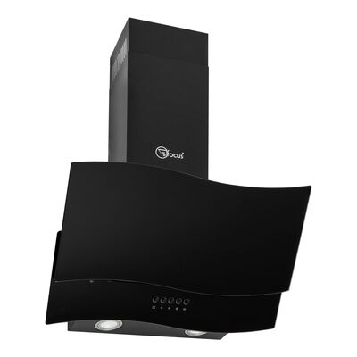 Okap kominowy Fala Black czarny Focus