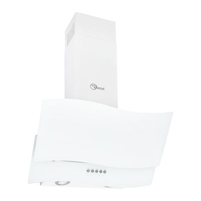 Okap kominowy Fala White biały Focus