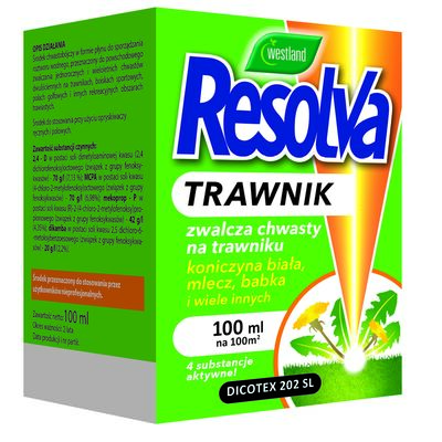 Środek chwastobójczy Resolva trawnik Dicotex 202 SL koncentrat 100 ml Westland