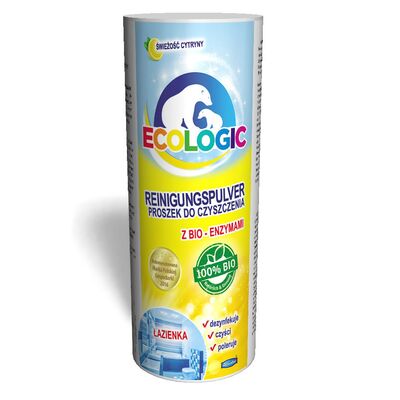Proszek do czyszczenia łazienki Ecologic tuba biała 180 g z bio-enzymami Aquafor