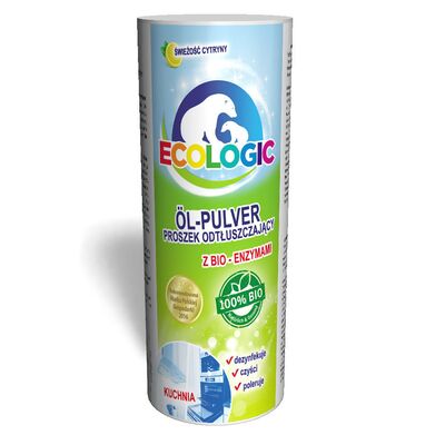 Proszek do czyszczenia kuchni odtłuszczający Ecologic 180 g z bio-enzymami Aquafor