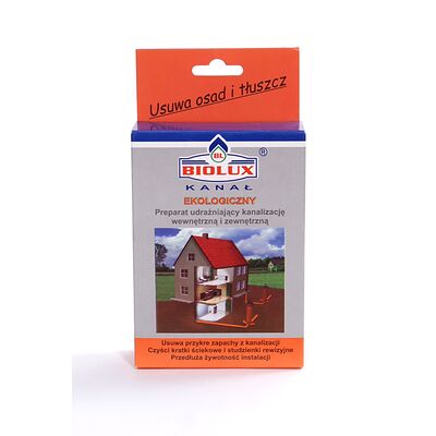 Preparat do udrażniania rur BIOLUX KANAŁ 5 x 20 g
