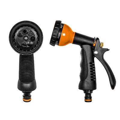 Pistolet do zraszania 7-funkcyjny metalowy PROFI BLACK LINE