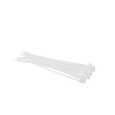 Taśma kablowa biała 150 x 3,6 mm 25 sztuk