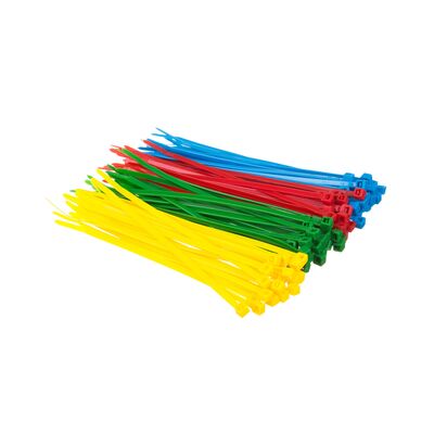 Taśma kablowa kolorowa 150 x 3,6 mm 25 sztuk