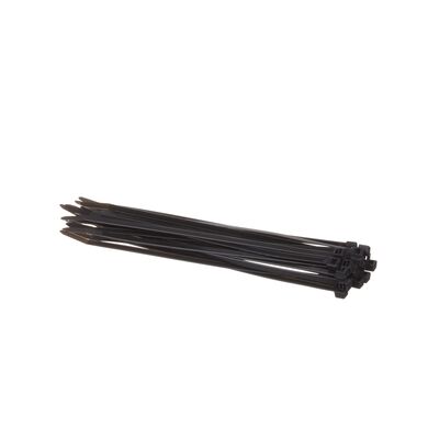 Taśma kablowa czarna 200 x 4,6 mm 25 sztuk