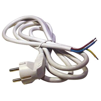 Przewód przyłączeniowy PVC 3 x 1,0 mm 5 m biały