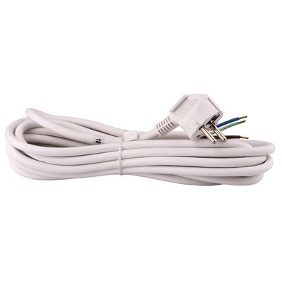 Przewód przyłączeniowy PVC 3 x 1,5 mm 5 m biały