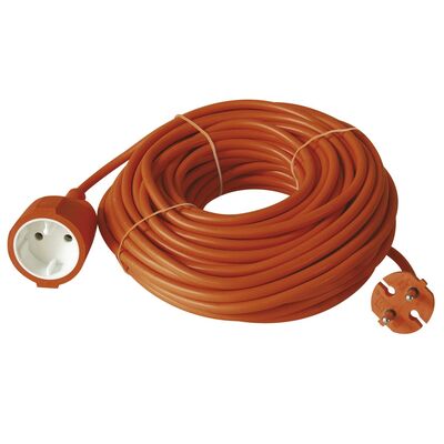 Przedłużacz ogrodowy 2 x 1 mm 1 gniazdo 15 m pomarańczowy