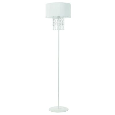 Lampa podłogowa Wenecja biała Lampex
