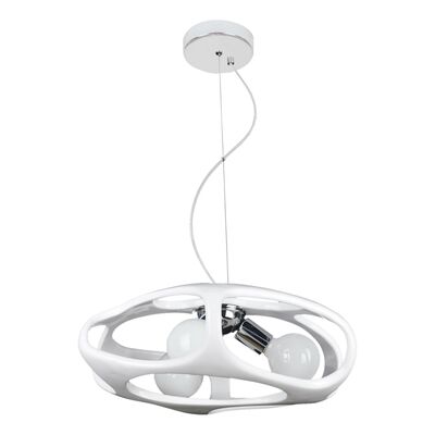 Lampa wisząca Amano biała Lampex