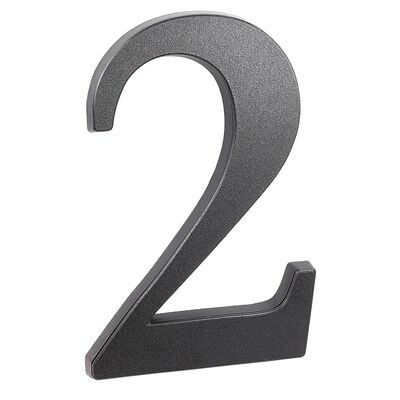 Cyfra 2, 19 cm tworzywo sztuczne czarna