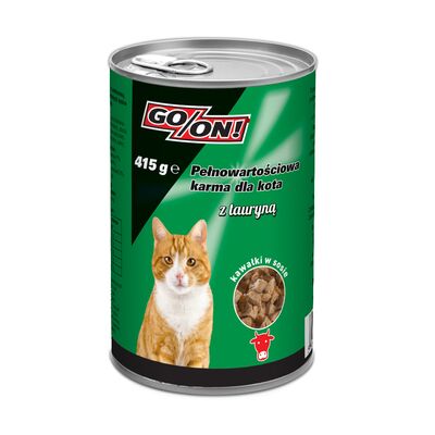Karma dla kota z wołowiną w sosie 415 g GO/ON!
