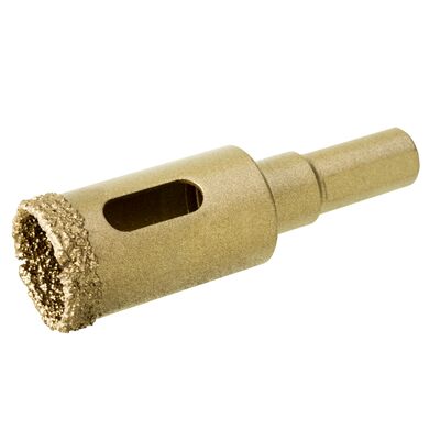 Otwornica z wlutowanym nasypem diamentowym 16 mm Drel