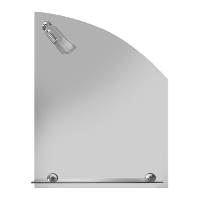 Lustro Sail 4 z kinketem i półką 53 x 63 cm
